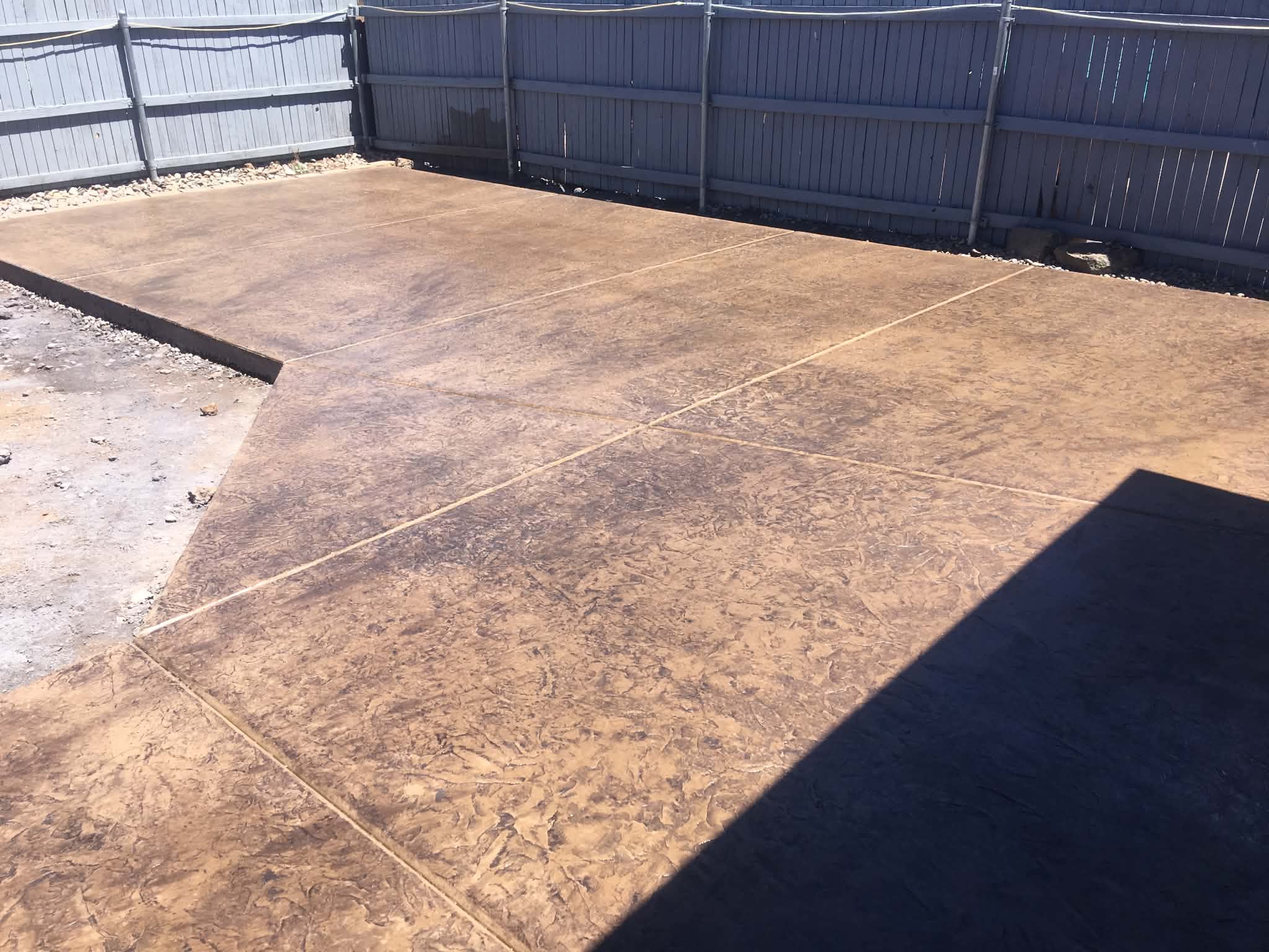 Concrete porch completed by JH Concrete