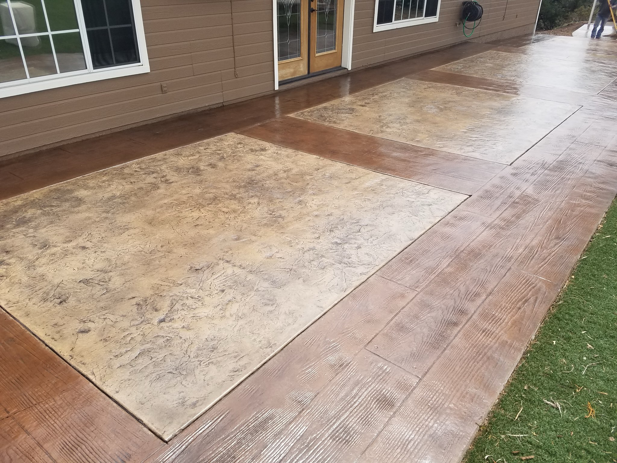 Decorative concrete completed by JH Concrete