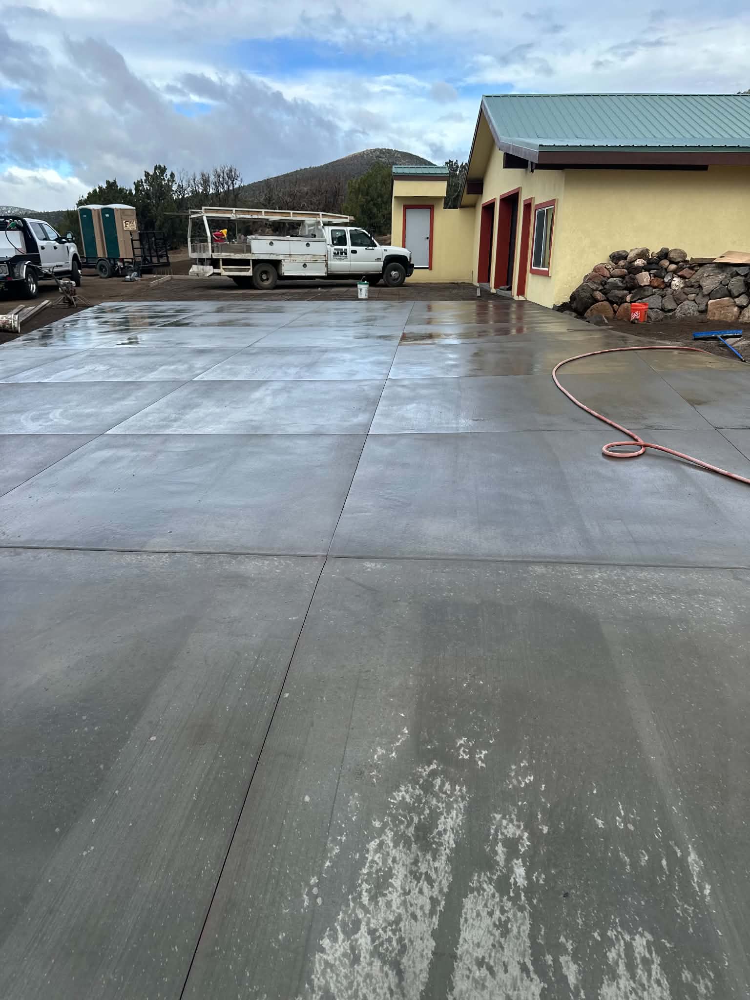 Finished concrete project by JH Concrete
